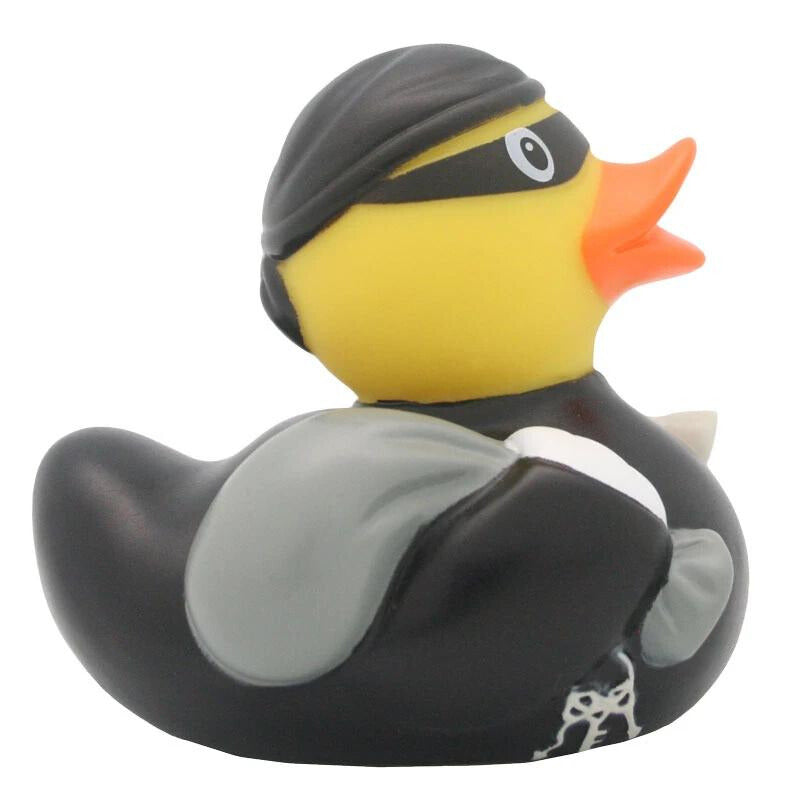Dieb Einbrecher Ente Badeente Quietscheente Lilalu