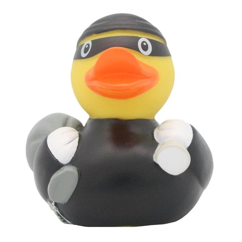Dieb Einbrecher Ente Badeente Quietscheente Lilalu