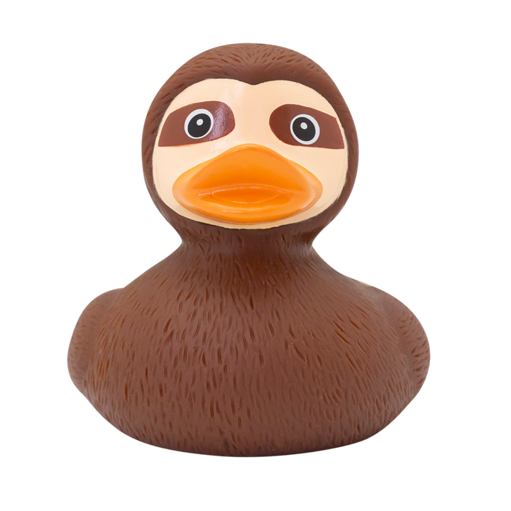 Faultier Ente Badeente Quietscheente Gummiente Lilalu