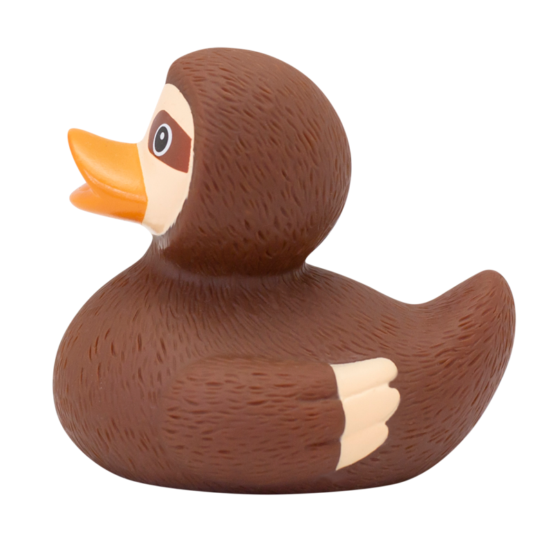 Faultier Ente Badeente Quietscheente Gummiente Lilalu