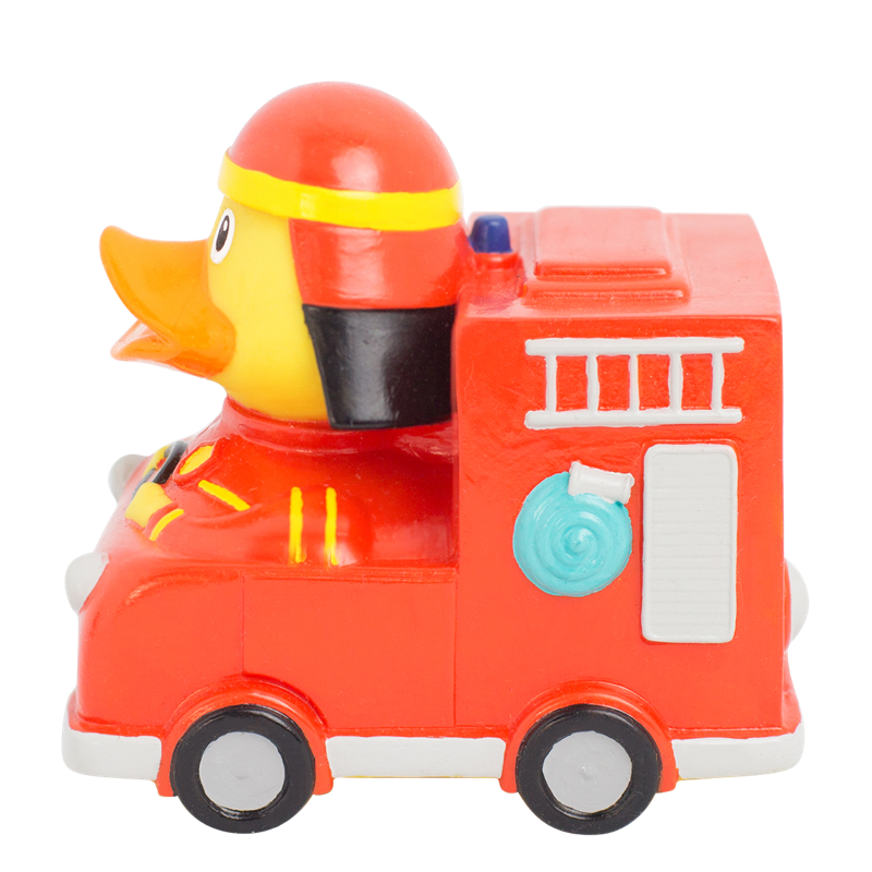 Feuerwehrauto Ente Badeente Quietscheente Lilalu
