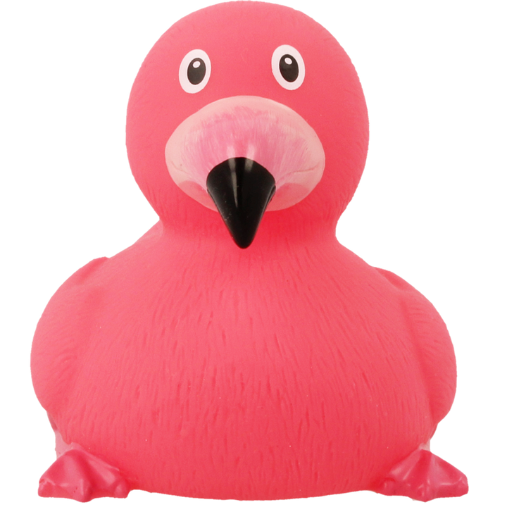 Flamingo Ente Pink Badeente Quietscheente Gummiente Lilalu