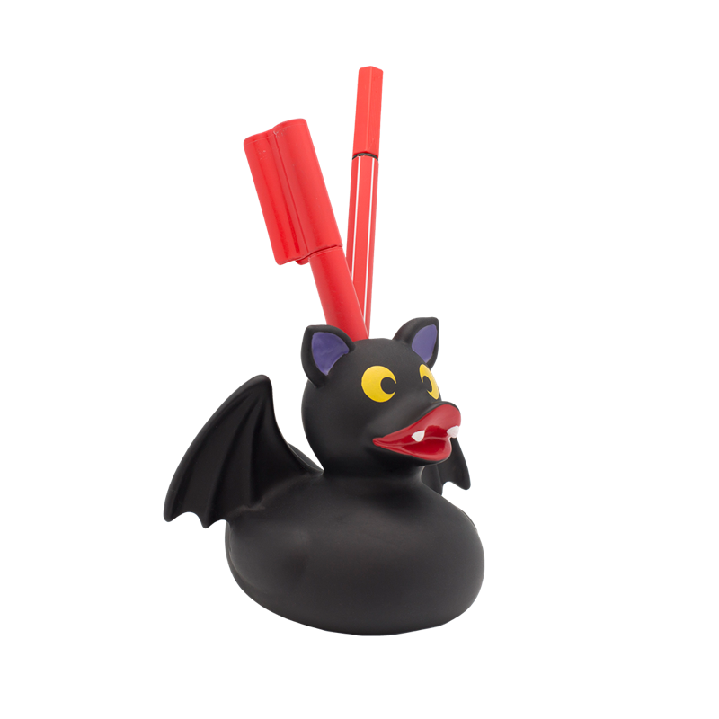 Holdy Fledermaus Ente Badeente Quietscheente Halter Lilalu