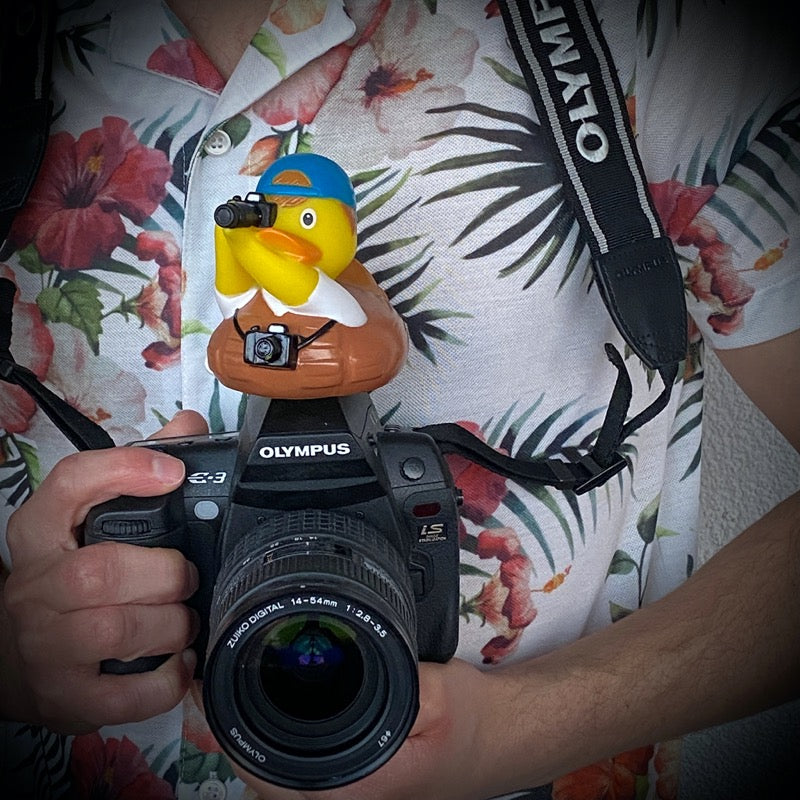 Fotograf Ente Badeente Quietscheente Gummiente Lilalu