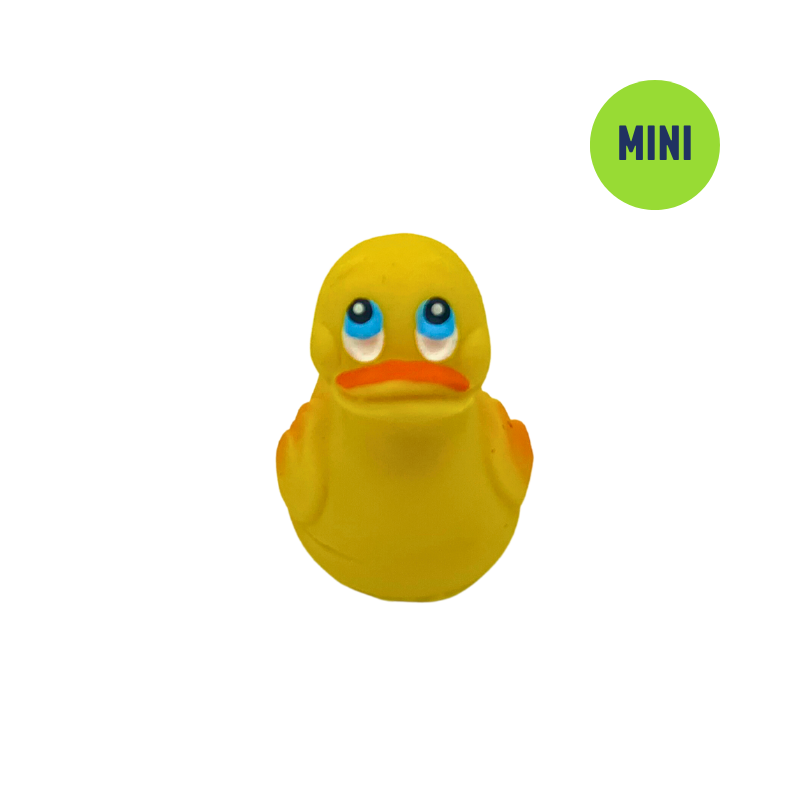 Mini Duck Gelb Quietscheente Badeente Naturkautschuk Lanco