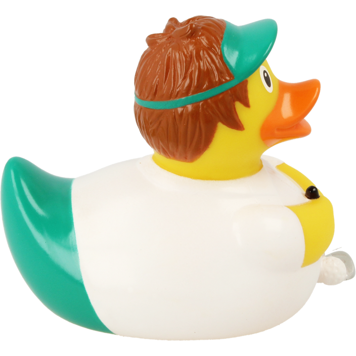 Golfer Ente Badeente Quietscheente Gummiente Lilalu