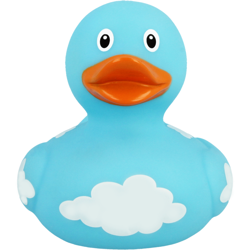 Duckshop Badeente Hellblau – Quietscheente 8 Cm, Lustiges Geschenk Für Kids & Sammler