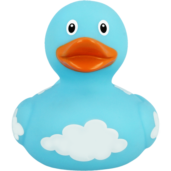 Duckshop Badeente Hellblau – Quietscheente 8 Cm, Lustiges Geschenk Für Kids & Sammler