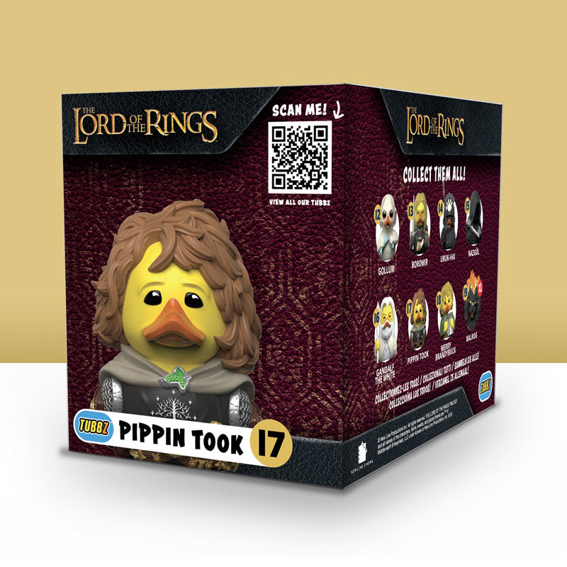 Herr der Ringe Pippin Took Hobbit Badeente Sammlerfigur TUBBZ