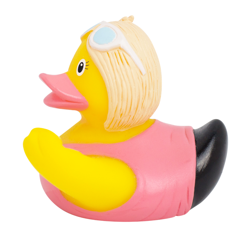 Influencerin Social Media Badeente Quietscheente Gummiente Lilalu