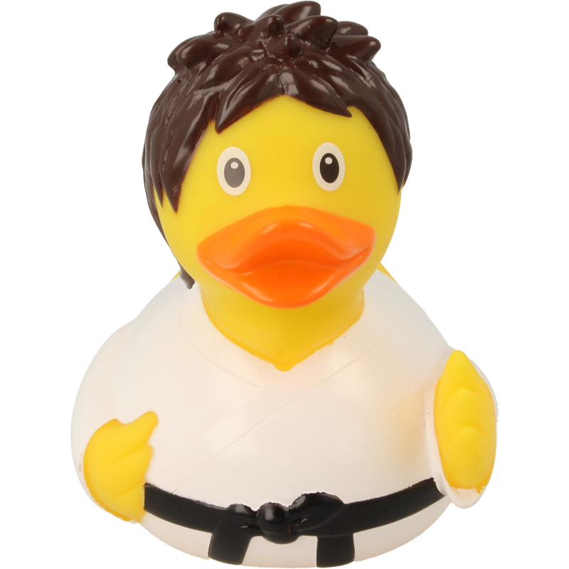 Judo Karate KungFu Ente Badeente Quietscheente Lilalu