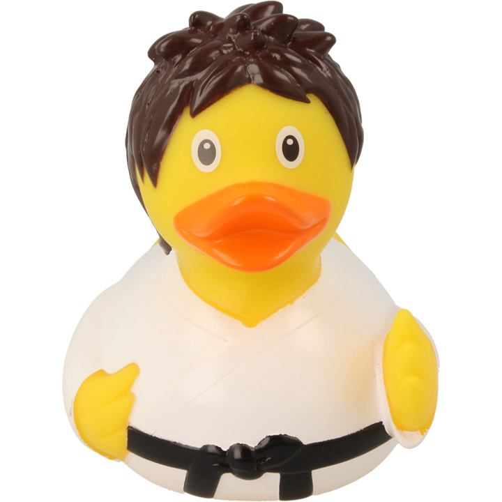 Judo Karate KungFu Ente Badeente Quietscheente Lilalu