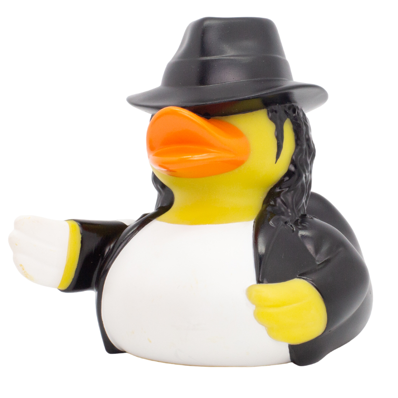 Michael Jackson Ente Badeente Quietscheente Gummiente Lilalu