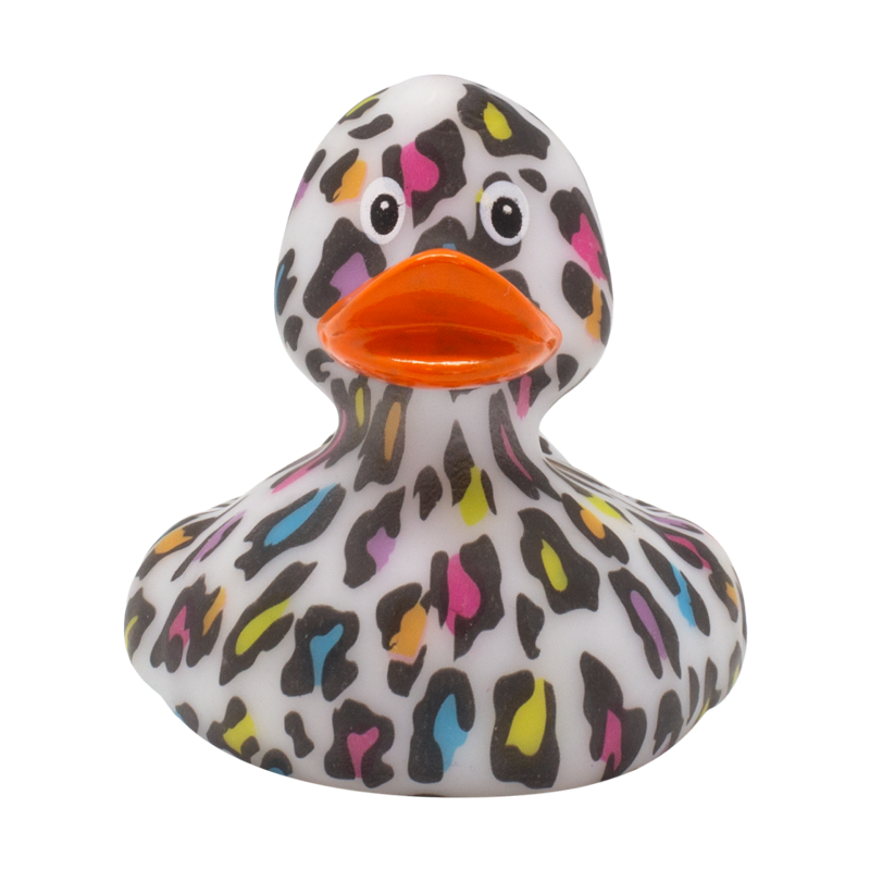 Duckshop Badeente Mit Farbwechsel – Lila Quietscheente 5,5 Cm, Nicht Schwimmfähig, Ideal Als Geschenk Vinyl Ente Latexfrei