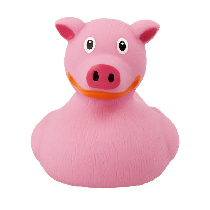 Schweinchen Ente Badeente Quietscheente Gummiente Lilalu