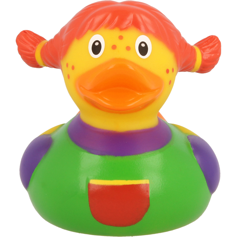 Pippi Lotta Ente Badeente Quietscheente Gummiente Lilalu