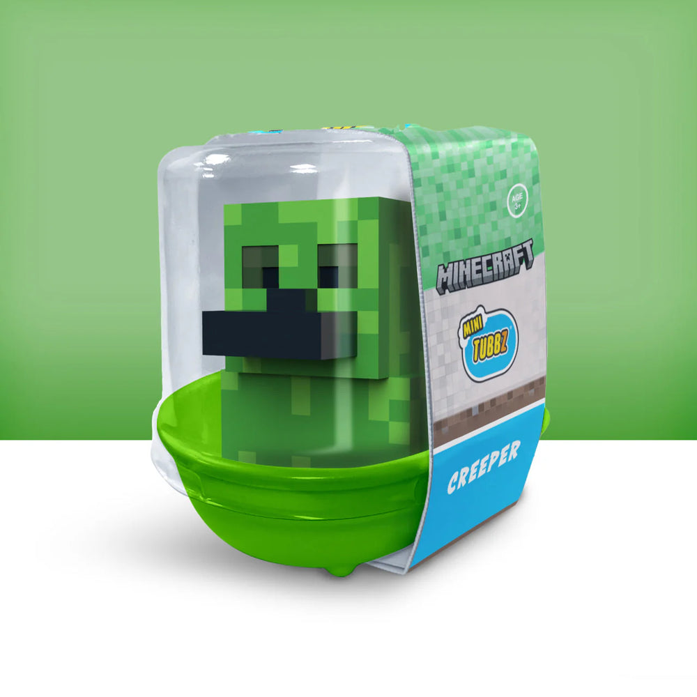 Mini Minecraft Creeper Ente Badeente Sammelfigur TUBBZ