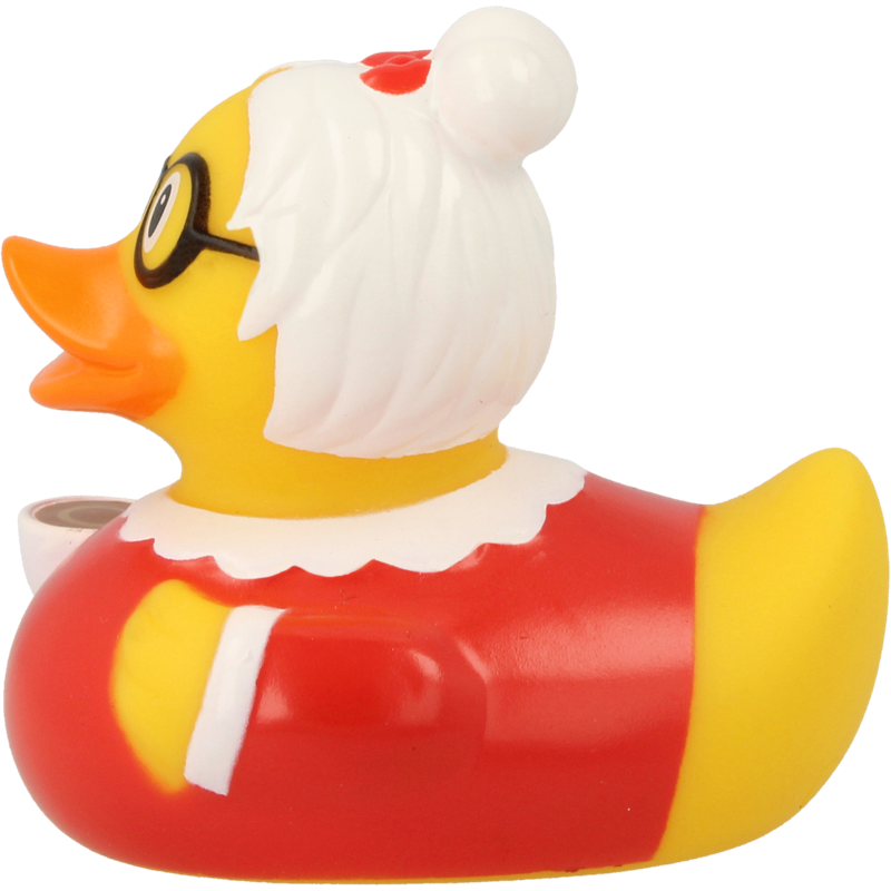 Oma Großmutter Ente Badeente Quietscheente Lilalu