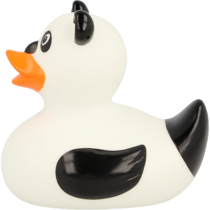 Panda Ente Badeente Quietscheente Gummiente Lilalu