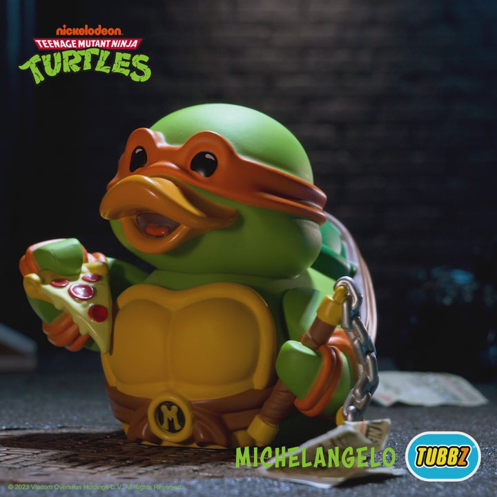 Teenage Mutant Ninja Turtles Michelangelo Badeente Sammelfigur TUBBZ Video