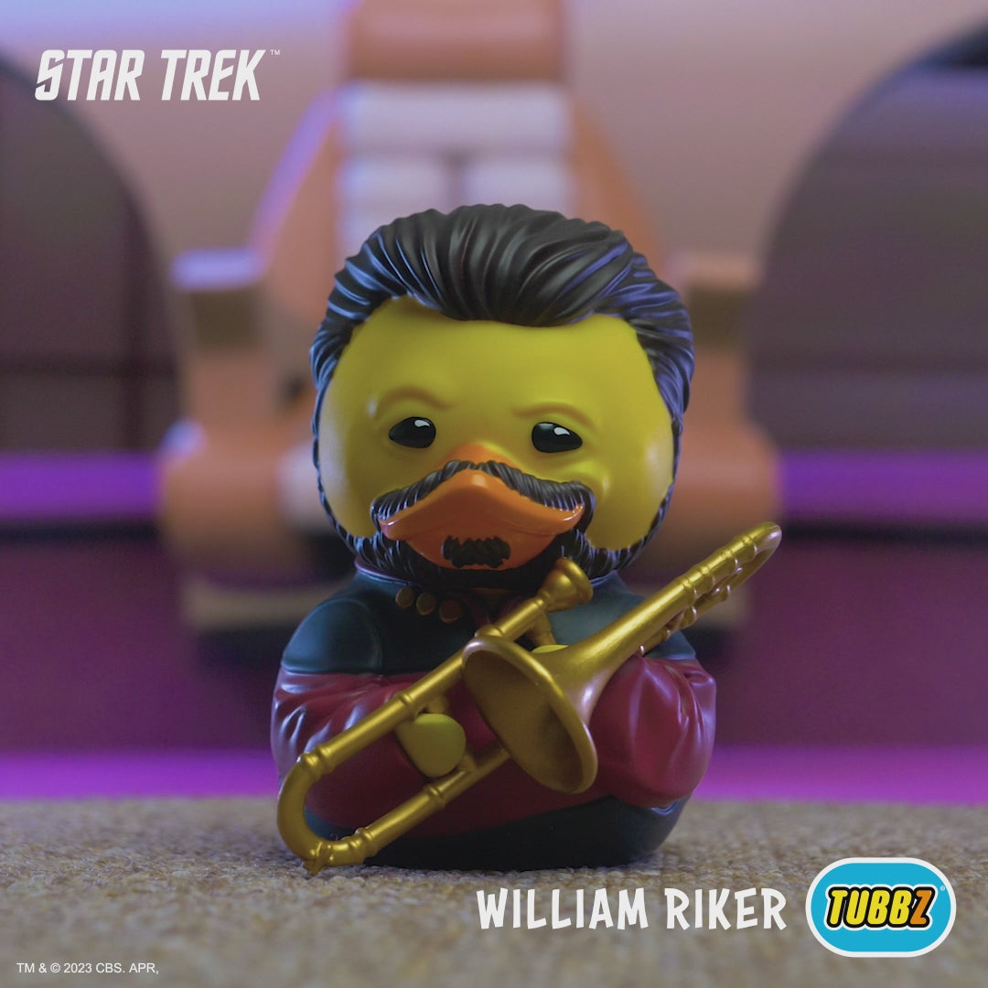 Star Trek William T Riker Cosplay Ente Badeente Sammelfigur TUBBZ Video