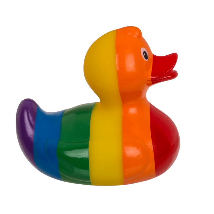 Regenbogen Pride Badeente Quietscheente Out of the blue