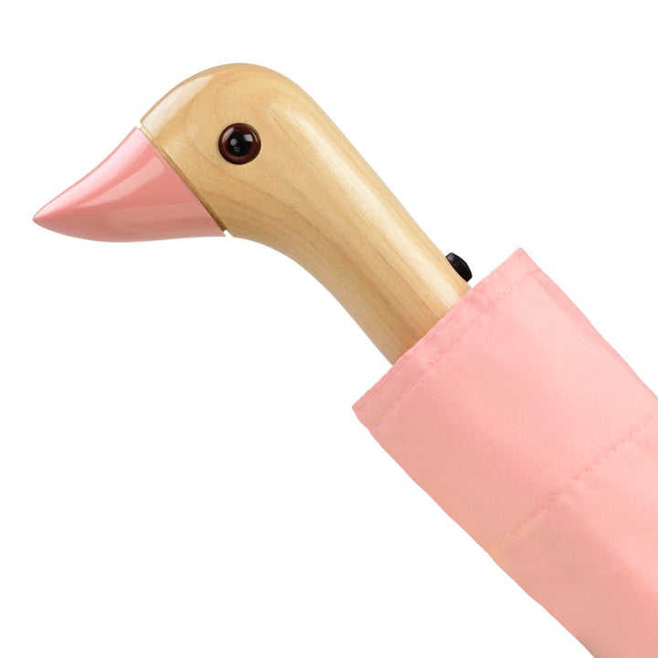 Regenschirm Pink Rosa Birkenholz Recycelter Stoff Original Duckhead