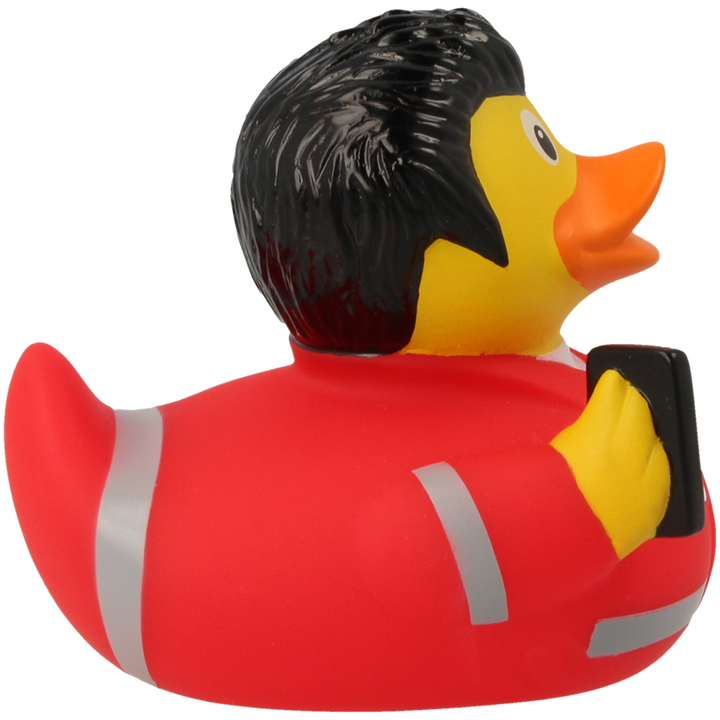 SOS Rettung Sanitäter Ente Badeente Quietscheente Gummiente Lilalu