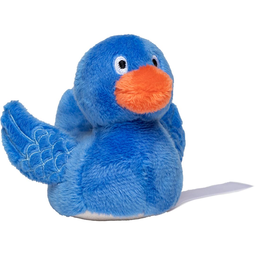 Entlein Ente Küken Plüschtier Kuscheltier Display Reiniger Blau Schmoozies