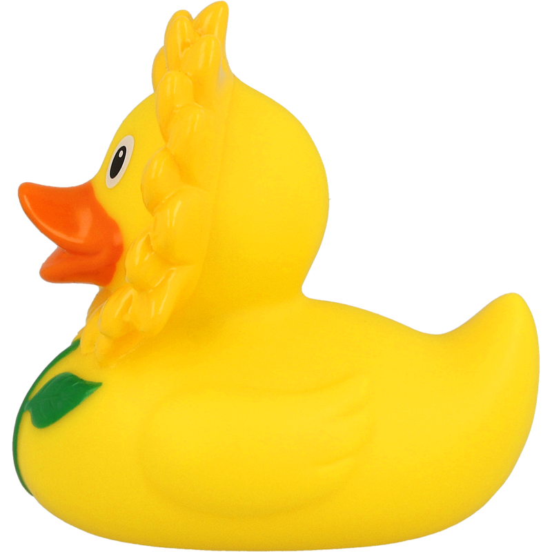 Sonnenblume Ente Badeente Quietscheente Gummiente Lilalu