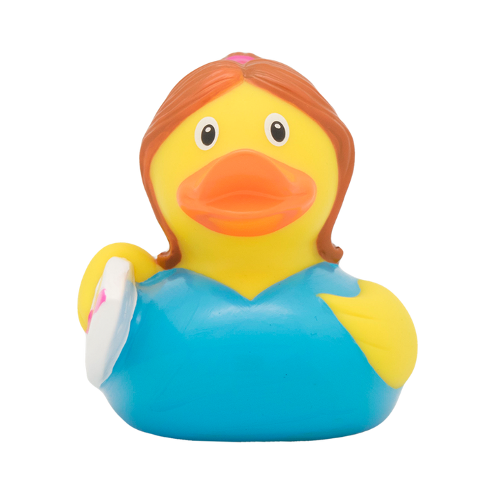 Surferin Ente Badeente Quietscheente Gummiente Lilalu