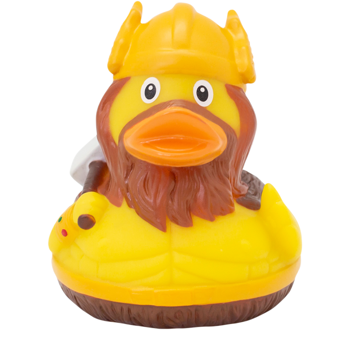 Thor Ente Badeente Quietscheente Gummiente Lilalu