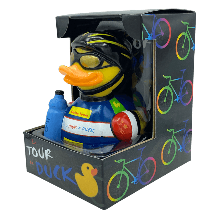 Tour de Duck Fahrrad Ente Badeente Quietscheente CelebriDucks