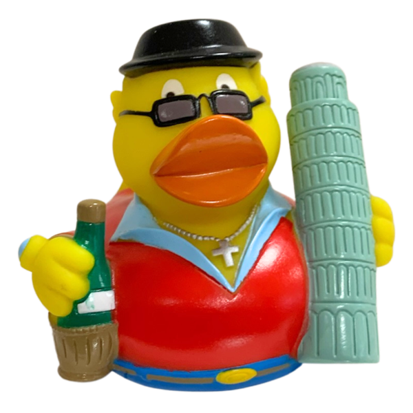 Pisa Italien Ente Badeente Quietscheente Gummiente Schnabels