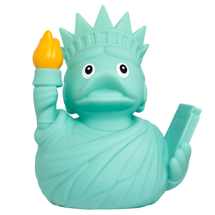 XXL Freedom Freiheitsstatue Ente Badeente Quietscheente Lilalu