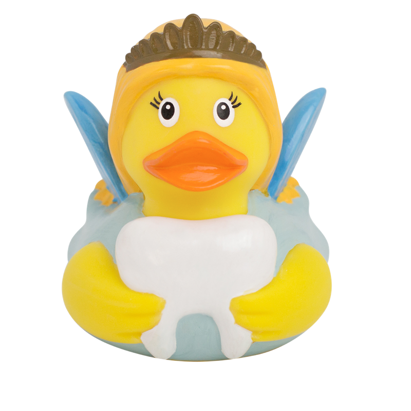 Zahnfee Ente Badeente Quietscheente Gummiente Lilalu