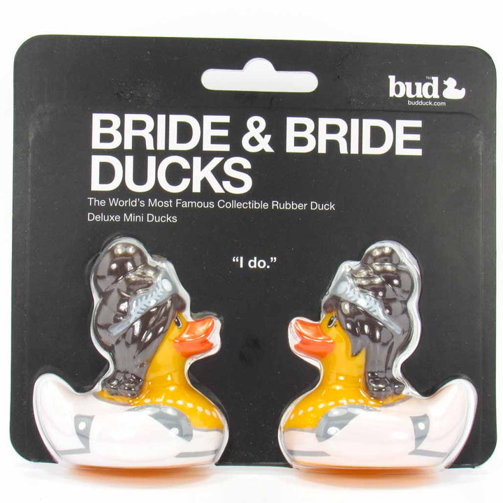 Deluxe Mini Set Bride & Bride BUD Duck Badeenten Quietscheenten