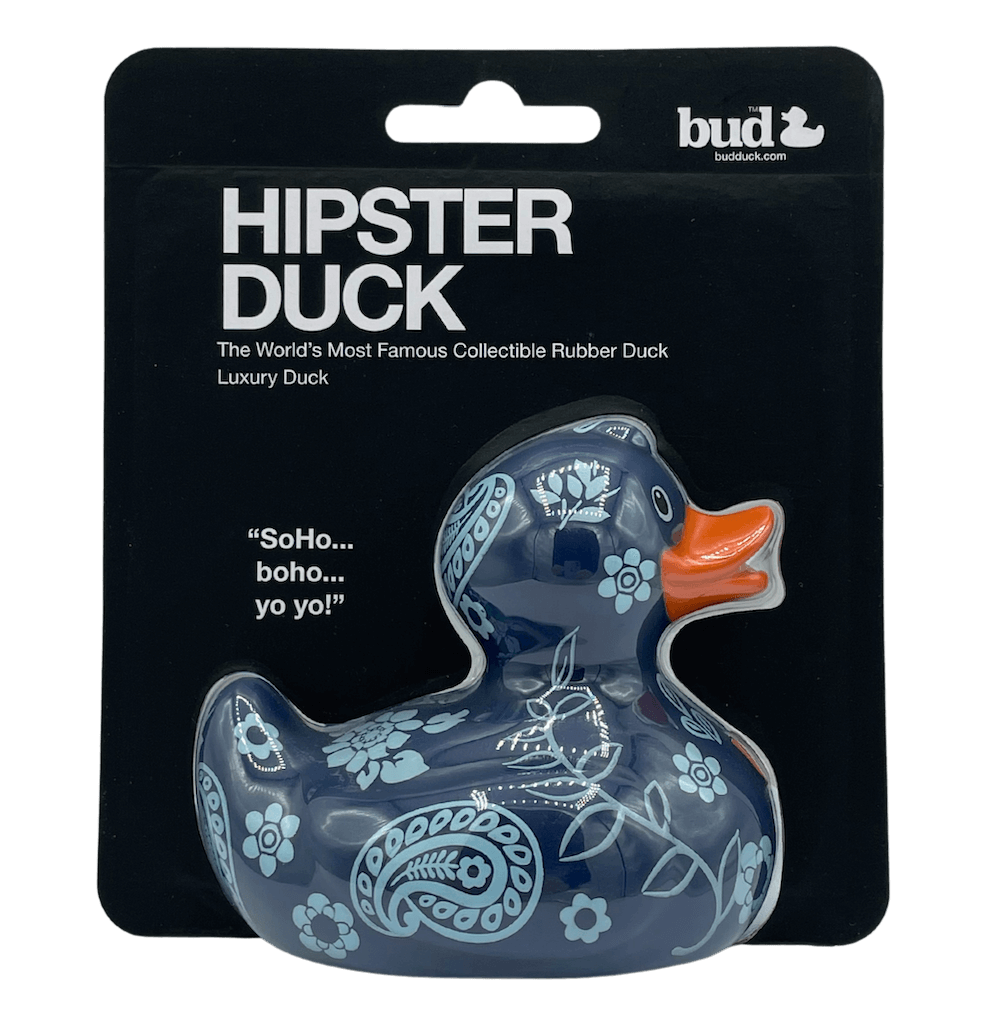 Luxury Hipster Boho BUD Duck Badeente Quietscheente