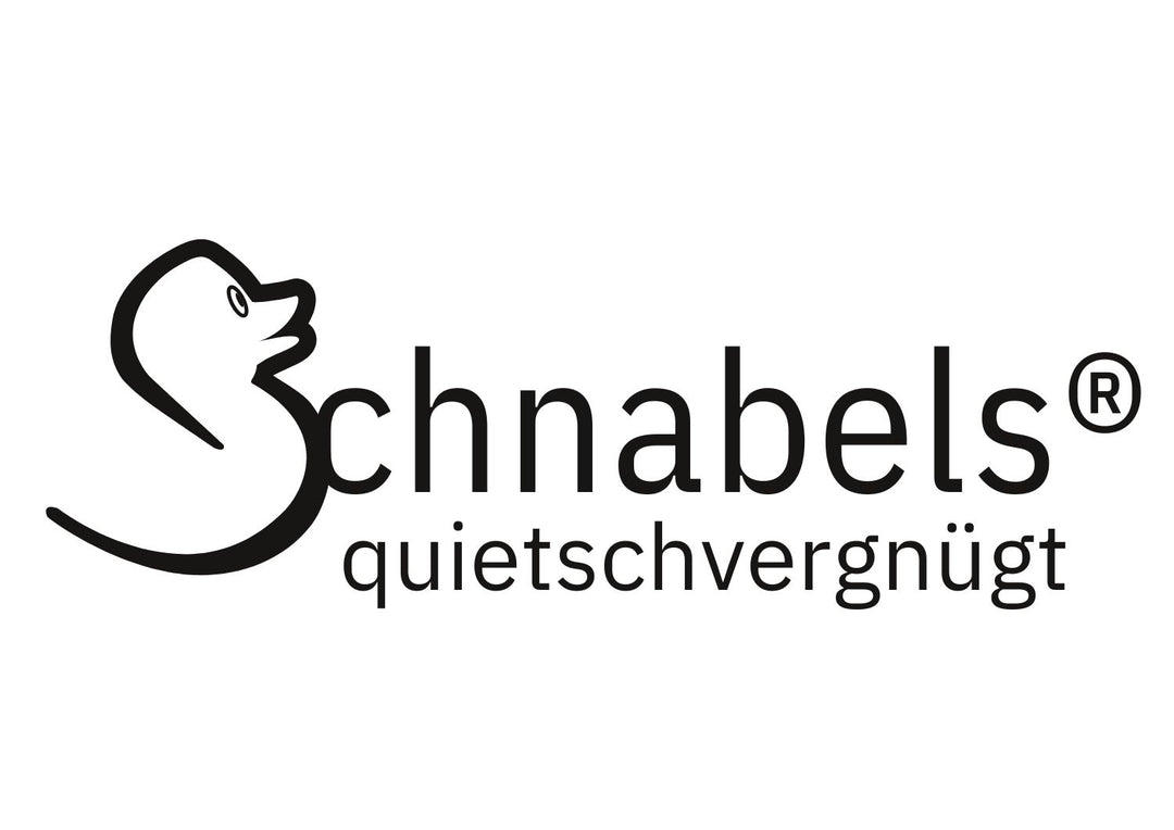 Logo Badeenten Quietscheenten Marke Schnabels