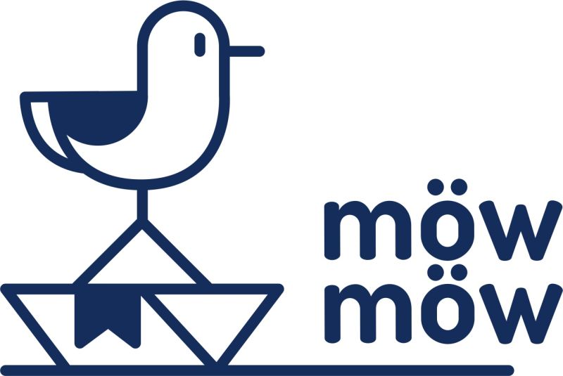 Logo Bademöwen Quietschemöwen Marke MöwMöw