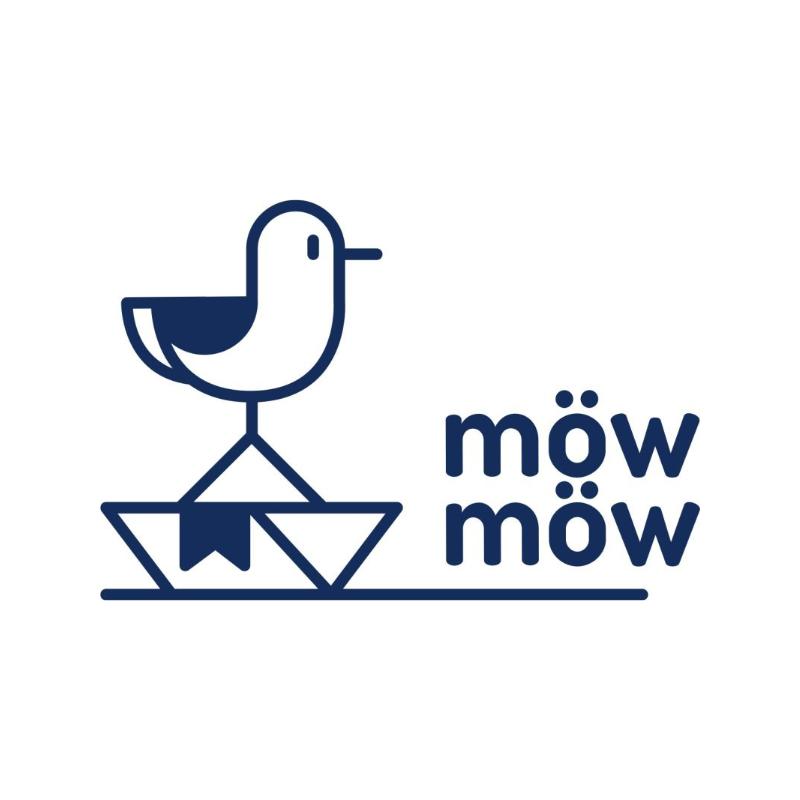 Marke Logo MöwMöw Bademöwen Quietschemöwen