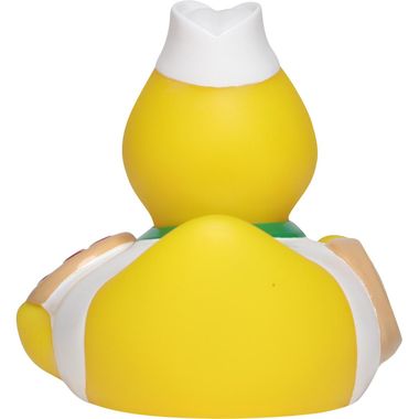 Pizzabäcker Pizza Ente Badeente Quietscheente Gummiente Schnabels