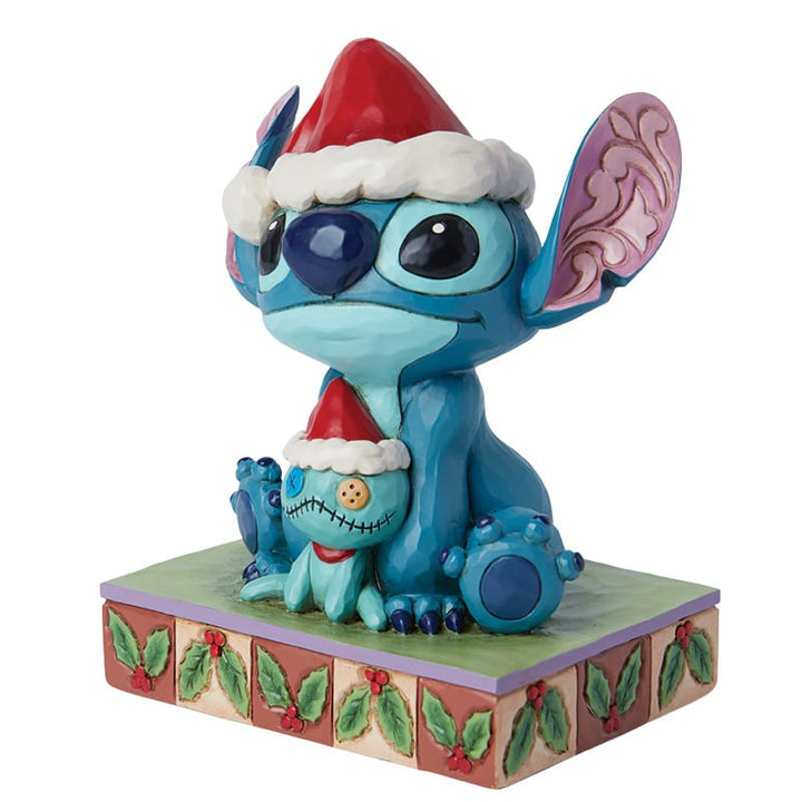 Disney Santa Stitch & Scrump Christmas Edition Jim Shore 6015007 Enesco