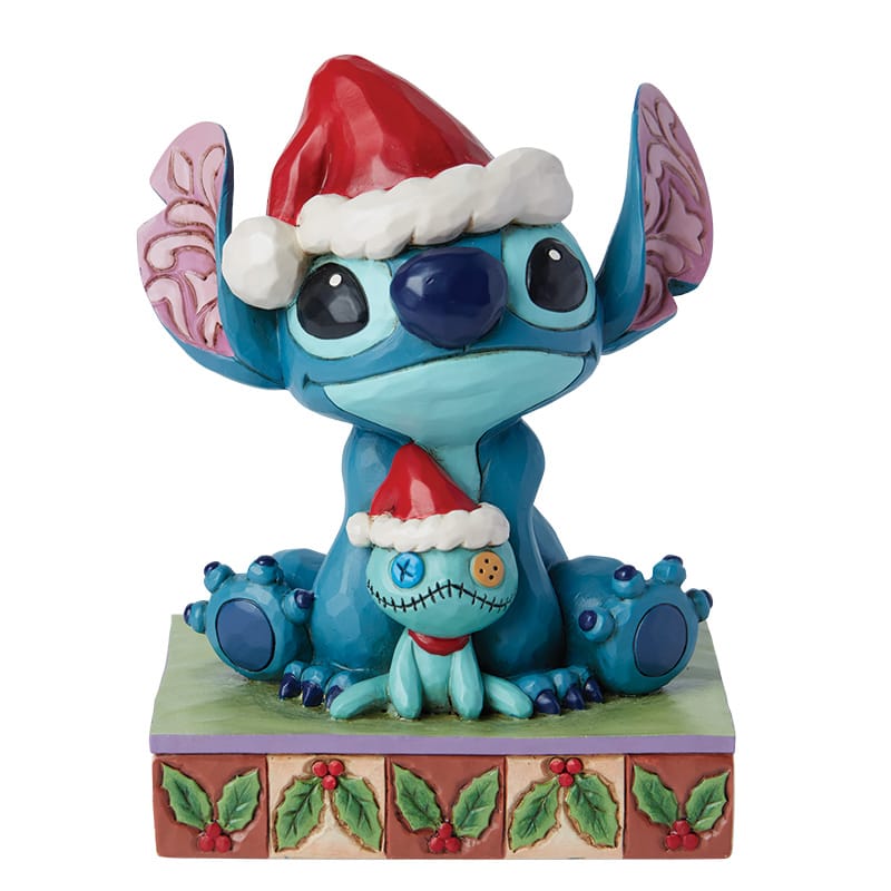 Disney Santa Stitch & Scrump Christmas Edition Jim Shore 6015007 Enesco