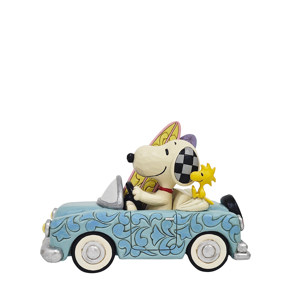 Snoopy Peanuts Surfboard Car Figur Jim Shore 6016272 Enesco