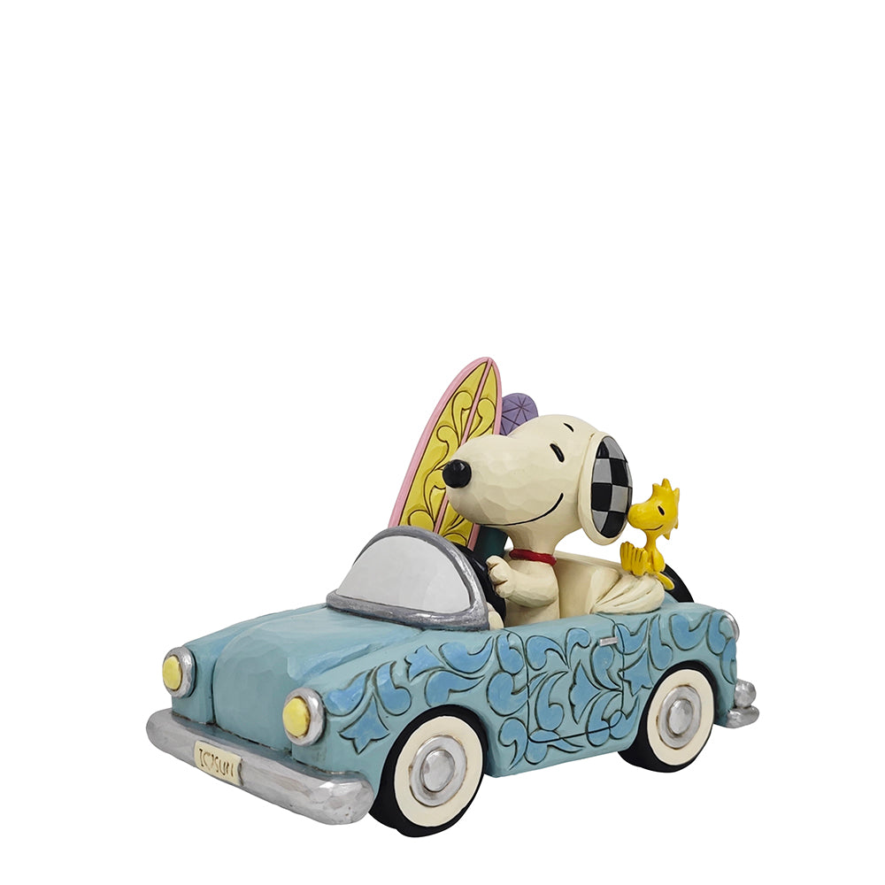 Snoopy Peanuts Surfboard Car Figur Jim Shore 6016272 Enesco