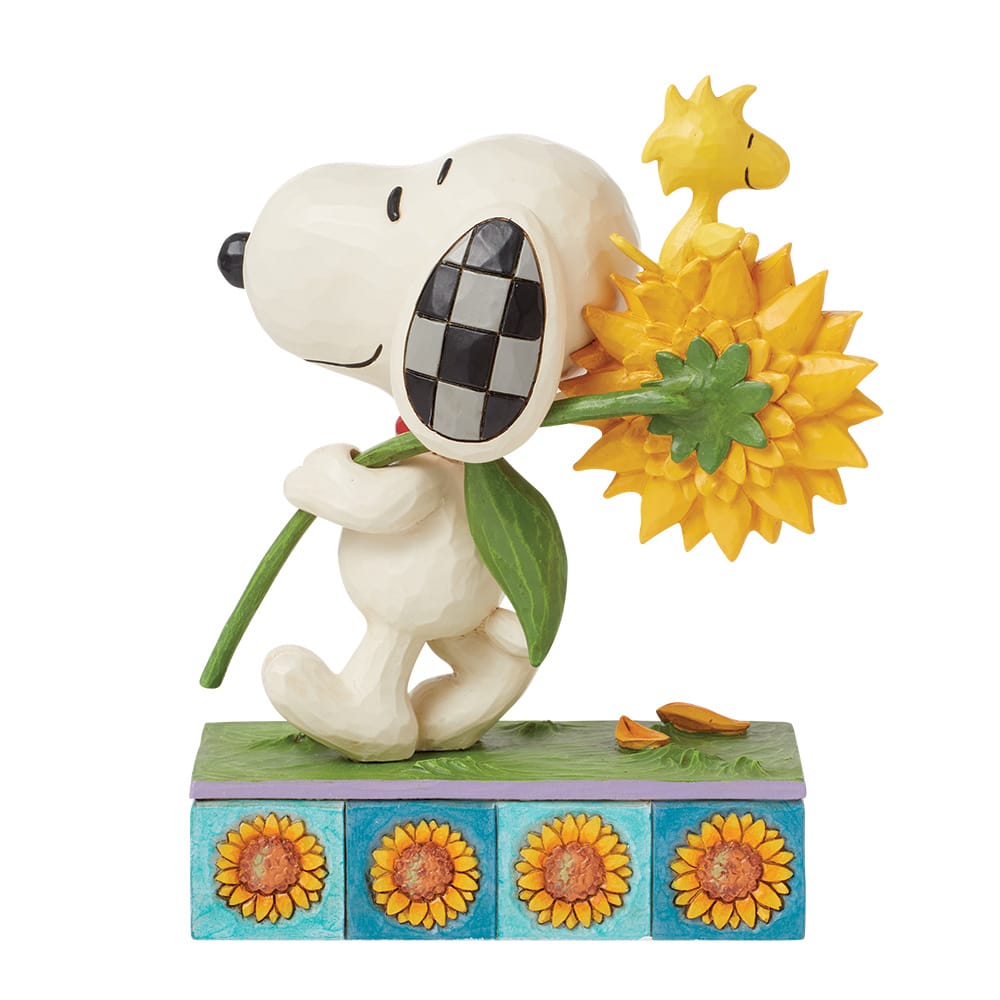 Snoopy Peanuts Sonnenblume Sunsational Friendship Figur Jim Shore 6016281 Enesco