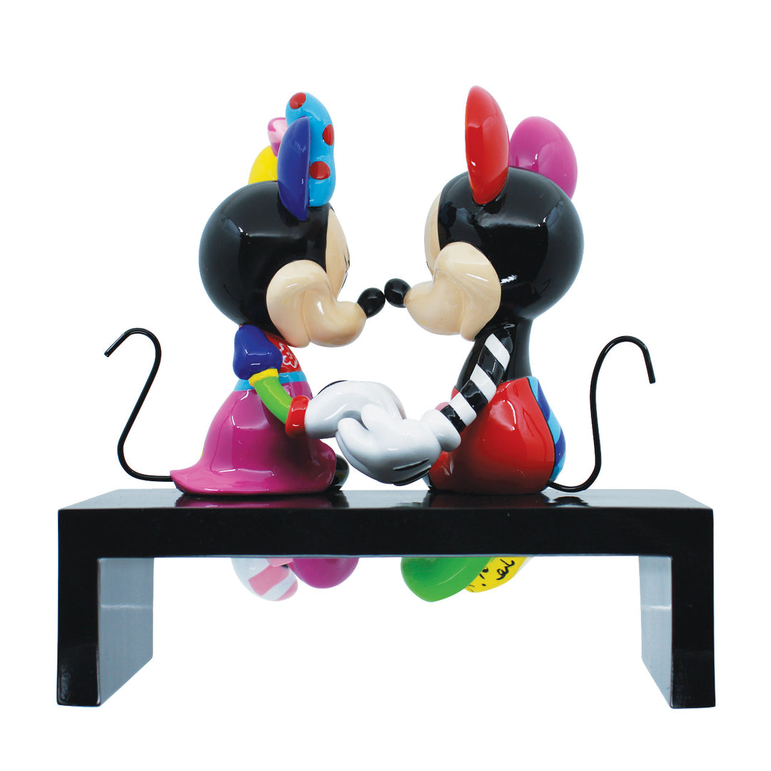 Disney Mickey und Minnie Maus Liebe Figur Sitzend Britto 6016311 Enesco