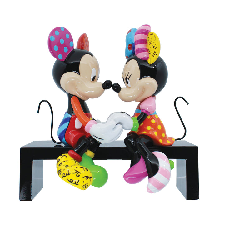 Disney Mickey und Minnie Maus Liebe Figur Sitzend Britto 6016311 Enesco