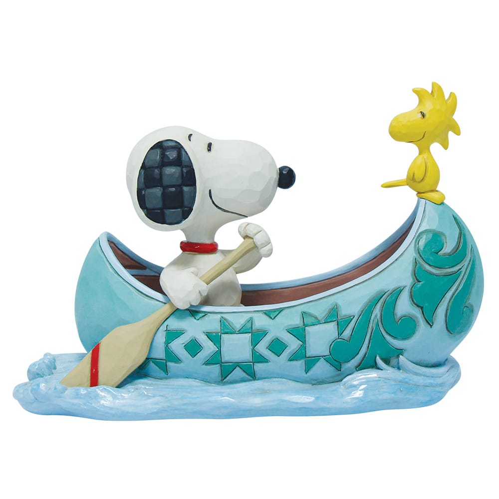 Snoopy Peanuts Snoopy und Woodstock im Boot Figur Jim Shore 6017869 Enesco